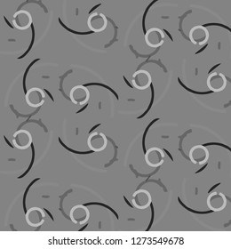Halftone monochrome texture background. Abstract vintage black and white vector illustration Texture