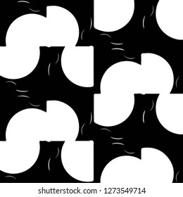 Halftone monochrome texture background. Abstract vintage black and white vector illustration Texture