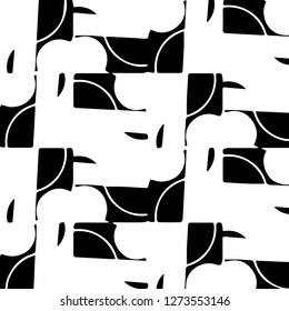 Halftone monochrome texture background. Abstract vintage black and white vector illustration Texture