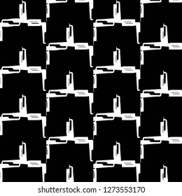 Halftone monochrome texture background. Abstract vintage black and white vector illustration Texture