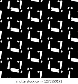 Halftone monochrome texture background. Abstract vintage black and white vector illustration Texture