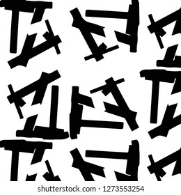 Halftone monochrome texture background. Abstract vintage black and white vector illustration Texture