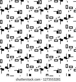 Halftone monochrome texture background. Abstract vintage black and white vector illustration Texture