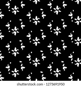 Halftone monochrome texture background. Abstract vintage black and white vector illustration Texture