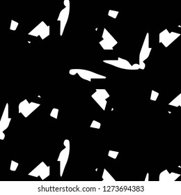 Halftone monochrome texture background. Abstract vintage black and white vector illustration Texture