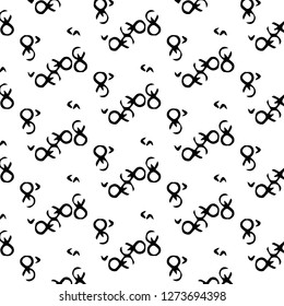 Halftone monochrome texture background. Abstract vintage black and white vector illustration Texture