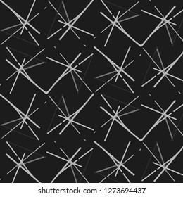 Halftone monochrome texture background. Abstract vintage black and white vector illustration Texture