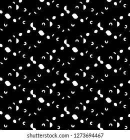 Halftone monochrome texture background. Abstract vintage black and white vector illustration Texture