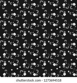 Halftone monochrome texture background. Abstract vintage black and white vector illustration Texture