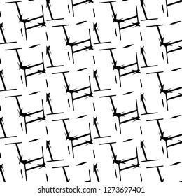 Halftone monochrome texture background. Abstract vintage black and white vector illustration Texture
