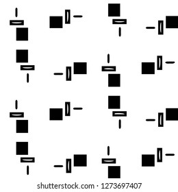 Halftone monochrome texture background. Abstract vintage black and white vector illustration Texture