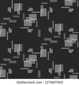 Halftone monochrome texture background. Abstract vintage black and white vector illustration Texture