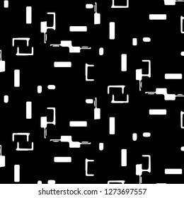 Halftone monochrome texture background. Abstract vintage black and white vector illustration Texture