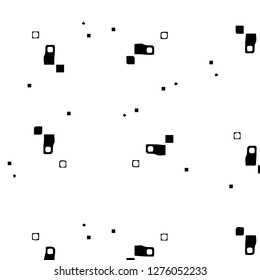 Halftone monochrome texture background. Abstract vintage black and white vector illustration Texture
