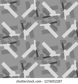 Halftone monochrome texture background. Abstract vintage black and white vector illustration Texture
