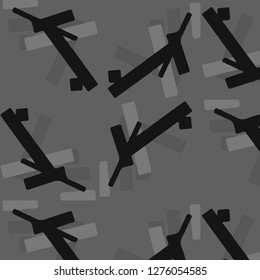 Halftone monochrome texture background. Abstract vintage black and white vector illustration Texture
