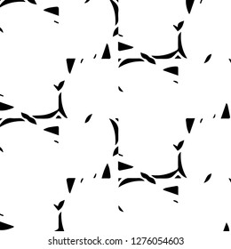 Halftone monochrome texture background. Abstract vintage black and white vector illustration Texture
