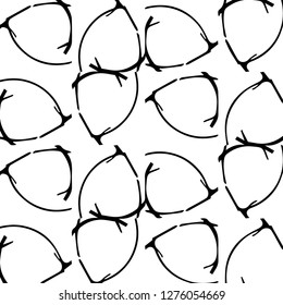 Halftone monochrome texture background. Abstract vintage black and white vector illustration Texture
