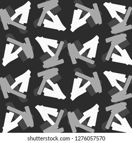 Halftone monochrome texture background. Abstract vintage black and white vector illustration Texture
