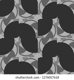 Halftone monochrome texture background. Abstract vintage black and white vector illustration Texture
