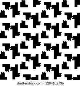 Halftone monochrome texture background. Abstract vintage black and white vector illustration Texture