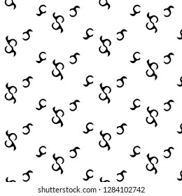Halftone monochrome texture background. Abstract vintage black and white vector illustration Texture