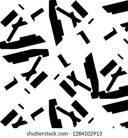 Halftone monochrome texture background. Abstract vintage black and white vector illustration Texture