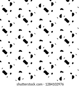 Halftone monochrome texture background. Abstract vintage black and white vector illustration Texture