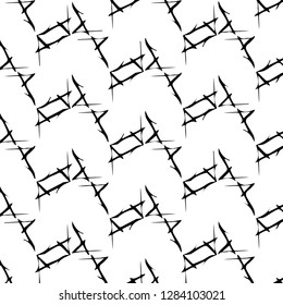 Halftone monochrome texture background. Abstract vintage black and white vector illustration Texture