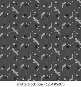 Halftone monochrome texture background. Abstract vintage black and white vector illustration Texture