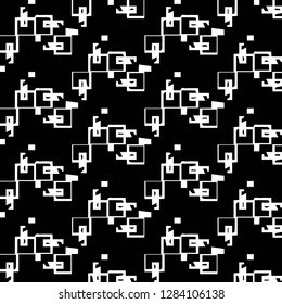 Halftone monochrome texture background. Abstract vintage black and white vector illustration Texture