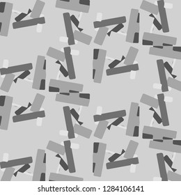 Halftone monochrome texture background. Abstract vintage black and white vector illustration Texture