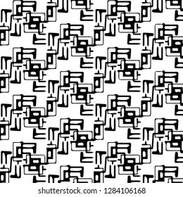 Halftone monochrome texture background. Abstract vintage black and white vector illustration Texture