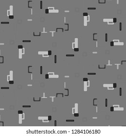 Halftone monochrome texture background. Abstract vintage black and white vector illustration Texture