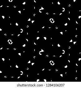 Halftone monochrome texture background. Abstract vintage black and white vector illustration Texture