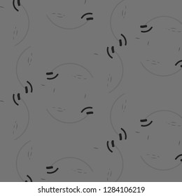 Halftone monochrome texture background. Abstract vintage black and white vector illustration Texture