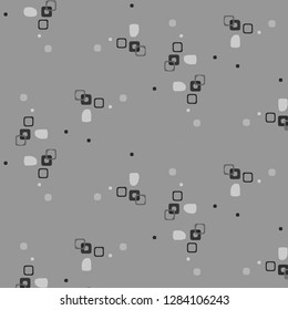 Halftone monochrome texture background. Abstract vintage black and white vector illustration Texture