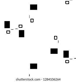 Halftone monochrome texture background. Abstract vintage black and white vector illustration Texture