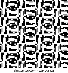 Halftone monochrome texture background. Abstract vintage black and white vector illustration Texture