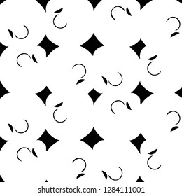 Halftone monochrome texture background. Abstract vintage black and white vector illustration Texture