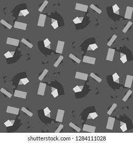 Halftone monochrome texture background. Abstract vintage black and white vector illustration Texture