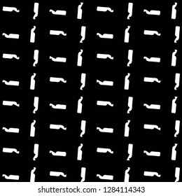 Halftone monochrome texture background. Abstract vintage black and white vector illustration Texture