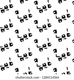 Halftone monochrome texture background. Abstract vintage black and white vector illustration Texture