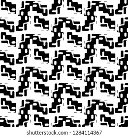 Halftone monochrome texture background. Abstract vintage black and white vector illustration Texture