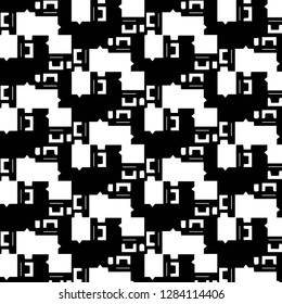 Halftone monochrome texture background. Abstract vintage black and white vector illustration Texture