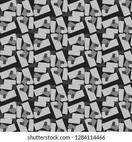 Halftone monochrome texture background. Abstract vintage black and white vector illustration Texture