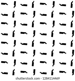 Halftone monochrome texture background. Abstract vintage black and white vector illustration Texture