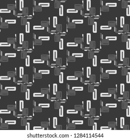 Halftone monochrome texture background. Abstract vintage black and white vector illustration Texture