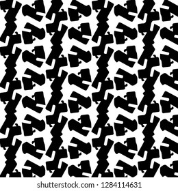 Halftone monochrome texture background. Abstract vintage black and white vector illustration Texture