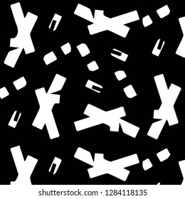 Halftone monochrome texture background. Abstract vintage black and white vector illustration Texture